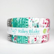 Riley Blake Designs Flora &amp; Fawn Rolie Polie Jelly Roll Fabric 40 2.5x44&quot; Strips - £70.30 GBP