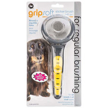 Professional Grade JW GripSoft Soft Slicker Brush for Sensitive Pets - $9.95
