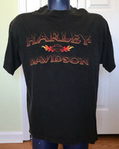 Harley Davidson Motorcycles T-Shirt Cool Springs Franklin TN Embroidered... - $19.77