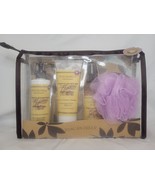 Tuscan Hills Inspired French Lavendar Collection 4 Pc Gift Set &amp; Bag. New - $27.71