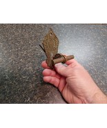 Antique Victorian Architectural Salvage Door Knocker Bell Flipper Brass ... - $1,555.58 MXN