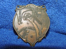 Bronze Panama California Exposition 1915 site map ceremony medal pin San... - €138,67 EUR