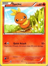 2014 Furious Fists Torchic #12/111 Non-Holo Pokemon Gaming Card Common - £1.55 GBP