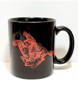 1992 Marlboro Red and Black Cowboy Coffee Mug Horse 8oz Vintage - $396.02 MXN