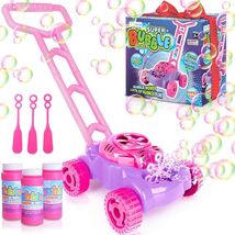 Kids Bubble Machine Lawn Mower - Perfect for 2--Old Girls &amp; Outdoor Fun - $59.35