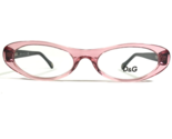 Dolce &amp; Gabbana D&amp;G 1173 1503 Gafas Monturas Negro Rosa Claro Redondo 52... - $93.13