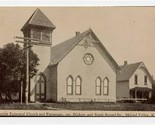 Methodist Episcopal Church e Mound Valley Kansas Real Photo Postcard Bla... - £14.28 GBP