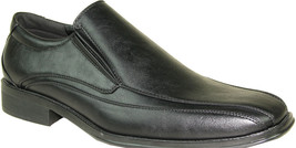 BRAVO Men Dress Shoe MILANO-7 Classic Loafer with Double Runner Square T... - £31.65 GBP