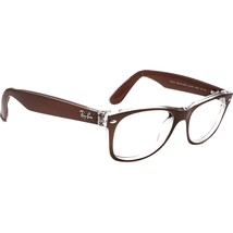 Ray-Ban Sunglasses Frame Only RB 2132 New Wayfarer 6145 Brown/Clear Italy 52 mm - £90.95 GBP