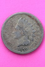 1859 Copper Nickel Indian Head Cent Penny Exact Early Type Coin Pictured 151 - $9.99