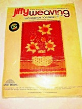 Jiffy Weaving Basket of Daisies Kit Sunset Designs Vintage NIP Includes ... - $10.00