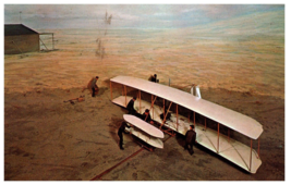 Wright Brothers National Memorial near Kitty Hawk NC Airplane Postcard 1969 - £5.69 GBP