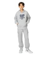 Gap Boys Girls Sweatpants Gray Fleece Jogger Cargo Pockets Active Workou... - $52.97 CAD