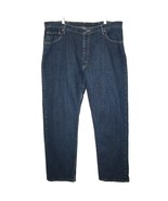 Wrangler Mens 40 x 30 Regular Fit Straight Leg Blue Denim Jeans  - $22.49