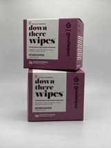 Goodwipes Down There Wipes Rosewater + Bamboo TOTAL 32 ct Exp4/23+ Ships... - £9.98 GBP