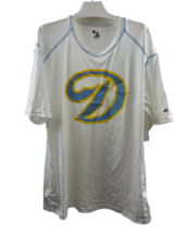Badger Sport Hombre Delfín Camiseta Manga Corta, Blanco - Grande - $12.86