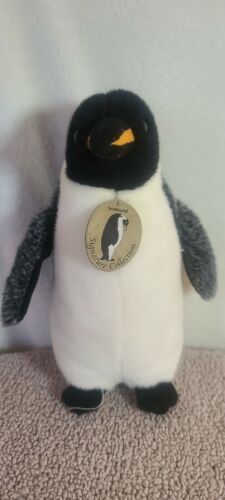 Sea World Emperor Penguin 10” Plush Animal Stuffed Toy  Vintage - $18.28