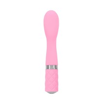 Silicone G-Spot Vibrator Pink, Rechargeable And Multi Speed With Swarovski Cryst - £32.96 GBP