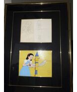 Original Hand Painted Production Cel &amp; Drawing Journey Back to Oz 1973 C... - €86,77 EUR
