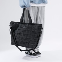 Harajuku Techwear Nylon Bucket Sling Aesthetic Man Crossbody Bags Fanny Pack For - £31.27 GBP