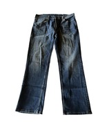 Levi&#39;s 514 Jeans Men&#39;s 38x32 Blue Denim Y2K Western Outdoor Cotton Trave... - $33.85 CAD