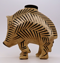 Boar Pig Candle Holder Ceramic Metropolitan Museum of Art Primitive Philippines - £11.75 GBP