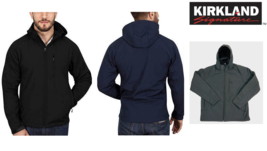 Kirkland Signature Men&#39;s Sherpa Fleece Lined Full Zip Jacket Detachable - £27.37 GBP