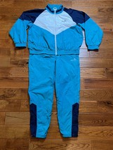 Sergio Tacchini Tracksuit Mens 2XL XXL Jacket &amp; Pants ~ Blue Nylon ~ NWOT - £108.52 GBP