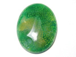 51.41Ct 40x29x6mm Dragon Vein Agate Oval Cabochon for Jewelry Making/Wire Wrap - £1.40 GBP