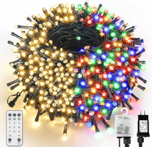 105FT 300 LED Christmas String Lights Outdoor Indoor Christmas Tree - £40.88 GBP