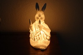 Vtg Schmid 1985 Corded Night Light F. Warne Peter Rabbit Bunny Eating Ca... - $20.89