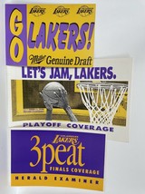 Los Angeles Lakers Lot of (9) Original Various Banners - $19.99