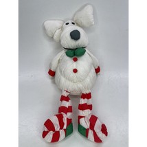 Vintage Reindeer Plush Moose Christmas Department 56 Nylon Stuffed Toy D... - $10.37