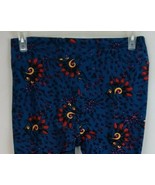 New LuLaRoe Tall &amp; Curvy Leggings Jade With Wind Blown Floral Designs - $21.50 CAD