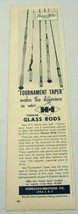 1960 Print Ad H-I Horrocks-Ibbotson Tubular Glass Fishing Rods Utica,NY - £8.26 GBP