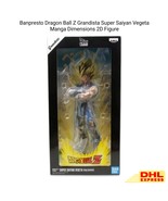 Banpresto Dragon Ball Z Grandista Super Saiyan Vegeta Manga Dimensions 2... - $3,472.92 MXN