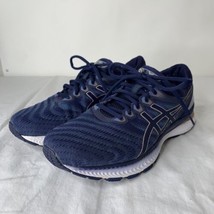 Asics Gel-Nimbus 22 Running Shoes Navy Blue Gray Floss/Peacoat Women&#39;s 10.5 EUC - £46.03 GBP