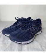 Asics Gel-Nimbus 22 Running Shoes Navy Blue Gray Floss/Peacoat Women's 10.5 EUC - $57.41