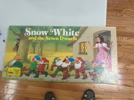 Vintage Snow White and the Seven Dwarfs Board Game Cadaco 1977 Disney No. 590 - £11.02 GBP