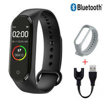 M4 Smart Digital Watch Bracelet for Men Women with Heart Rate Monitoring Running - £7.89 GBP+