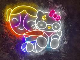 Bubbles - Hello Kitty | LED Neon Sign - £173.83 GBP+