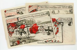 1922 Holzminden Notgeld 4 Pezzi &quot;L&#39;Incorporazione Di Altendorf&quot; Serie (XF) - $57.63