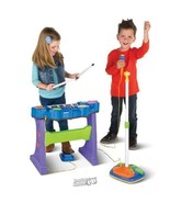 The CHILD ONE MAN BAND TOY DRUM KEYBOARD MICROPHONE SET BATTERY POWER - €61,86 EUR