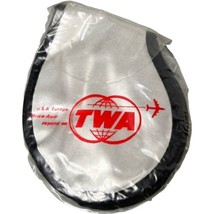 Vintage 1960s TWA Airlines Sleeping Sleep Mask Eye Shade Old Logo Deadstock - $22.00