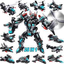 MOONTOY 577PCS STEM Robot Building Toys Set Gifts for Kids 5  - 12 Years Old 25- - £25.55 GBP