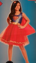 Dc Comics Supergirl Halloween Costume Girls Size Small S (4-6) Nip - £13.42 GBP