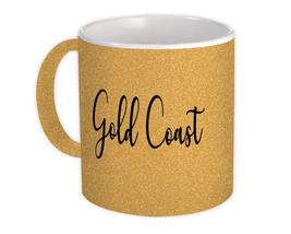 Gold Coast : Gift Mug Cursive Travel Souvenir Country Australia - £12.70 GBP