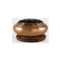 Brass Screen Incense Burner With Coaster - $15.35