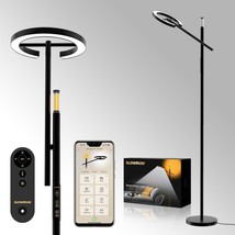 Glowrium Smart Floor Lamp With Remote,Led Floor Lamp With App,Stepless Dimmable - $99.95