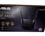 ASUS RT-AX68U (AX2700)  Dual-Band Wi-Fi 6 Router - Black in original box - $94.99